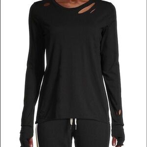 N:Philanthropy Houston Long-Sleeve Cutout T-Shirt